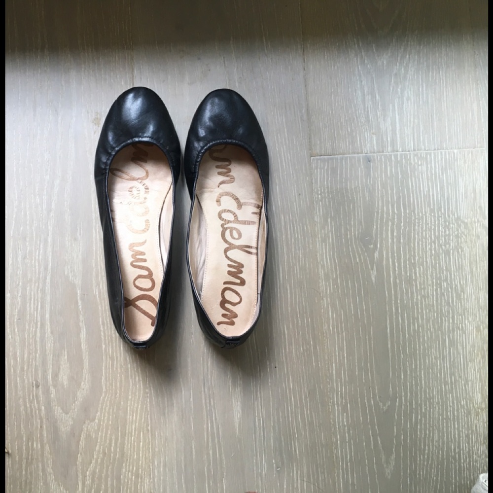 Sam Edelman Noah Black Leather Flat 9.5 M